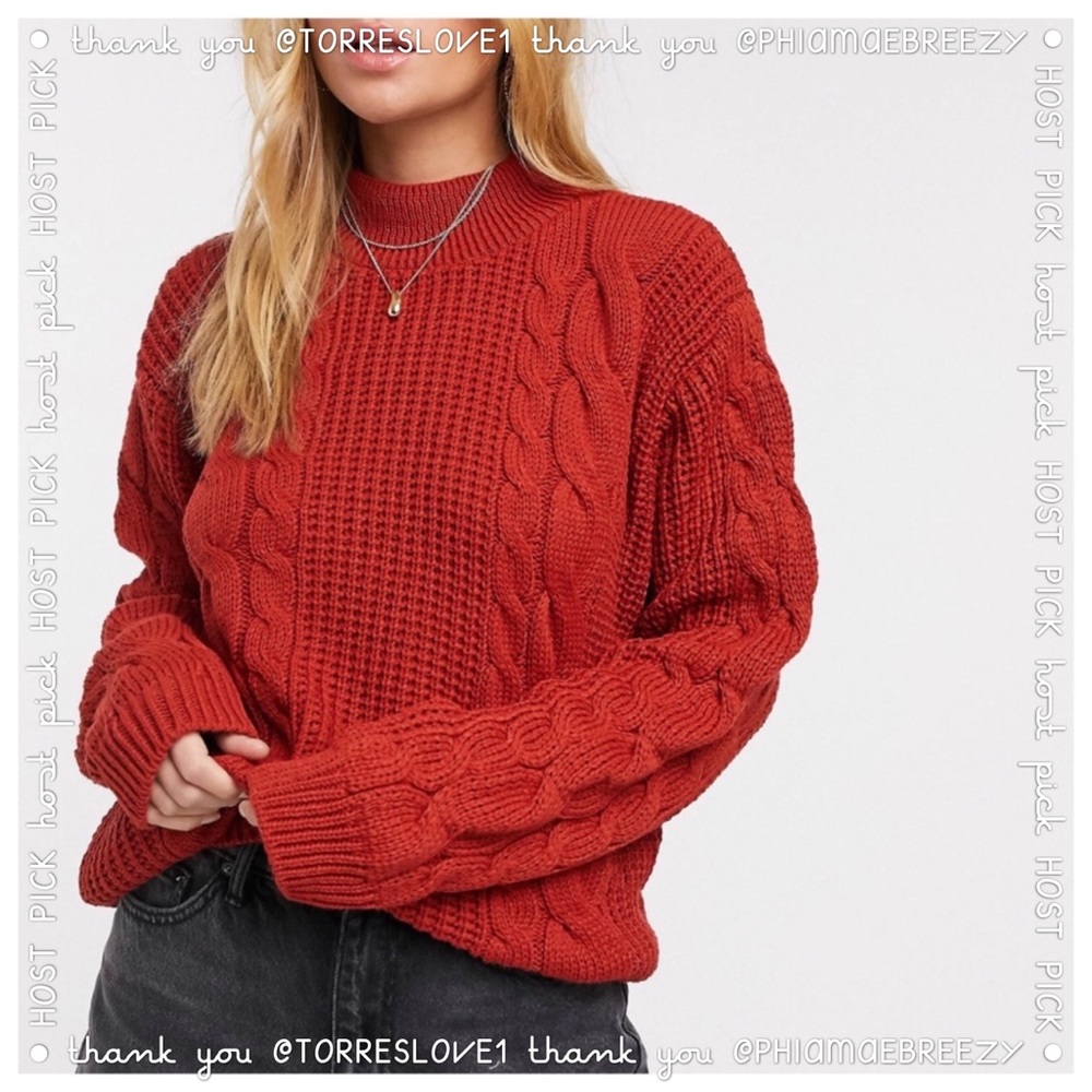 Unique 21 Chunky Cable Knit Sweater - Picture 7 of 7